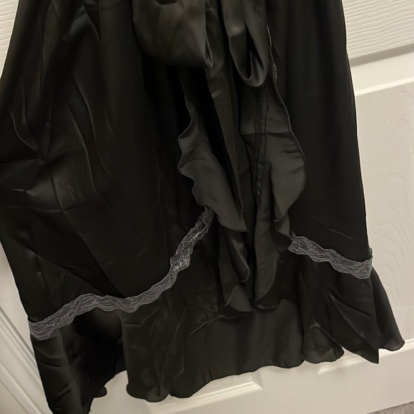 Free People Satin Lace Trim Robe NWT - Picture 5 of 7